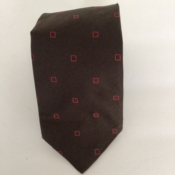LANVIN PARIS SILK PATTERNED TIE VINTAGE - Picture 2 of 8